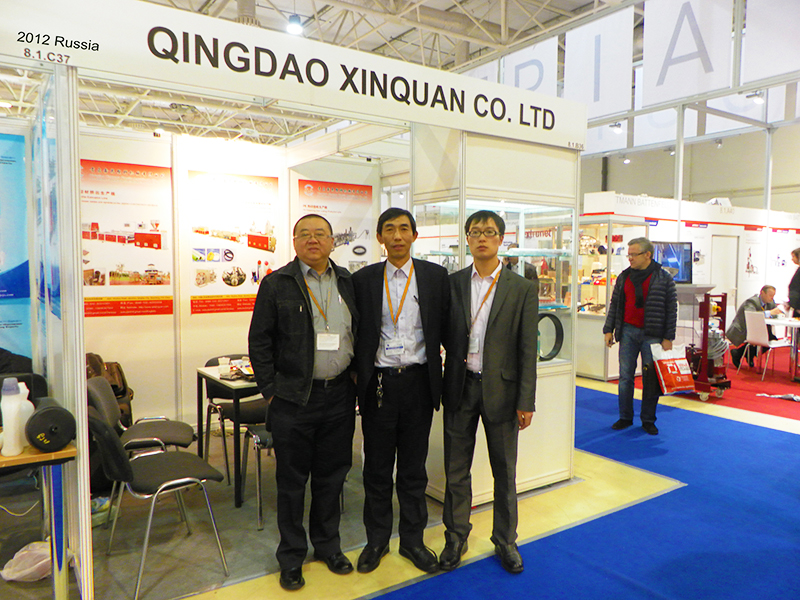 2012俄羅斯莫斯科克洛庫斯國際展會青島鑫泉塑料機械有限公司亮相