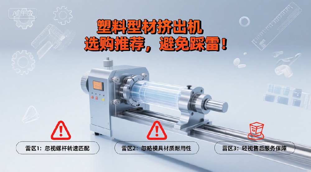 塑料型材擠出機選購?fù)扑]，避免踩雷！