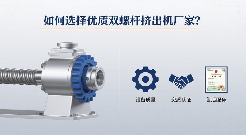 如何選擇優(yōu)質(zhì)雙螺桿擠出機(jī)廠家？
