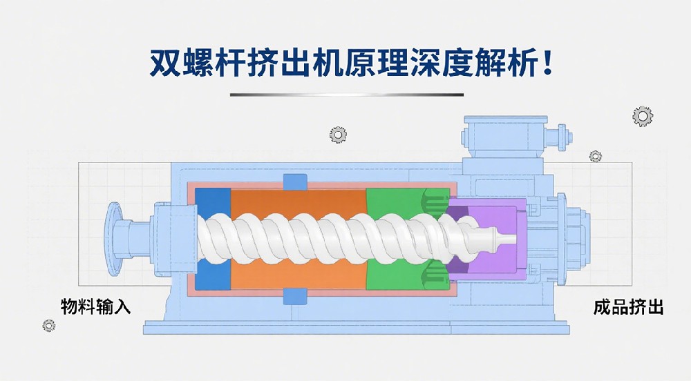 雙螺桿擠出機(jī)原理深度解析！