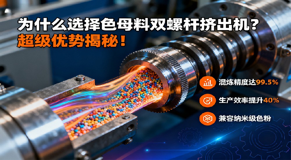為什么選擇色母料雙螺桿擠出機(jī)？超級(jí)優(yōu)勢(shì)揭秘！