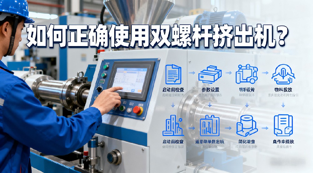 如何正確使用雙螺桿擠出機？