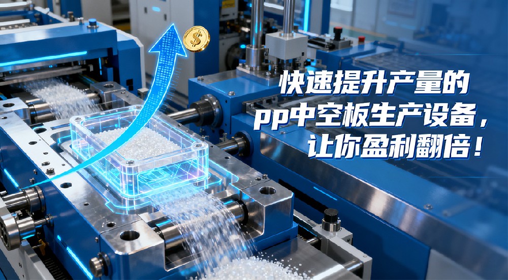 快速提升產(chǎn)量的 pp 中空板生產(chǎn)設(shè)備，讓你盈利翻倍！