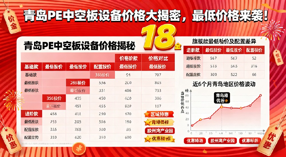青島PE中空板設(shè)備價格大揭密，最低價格來襲！