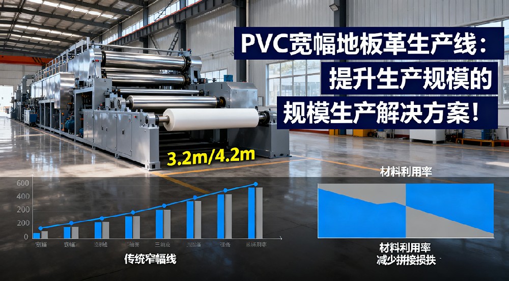 PVC寬幅地板革生產(chǎn)線：提升生產(chǎn)規(guī)模的理想選擇！